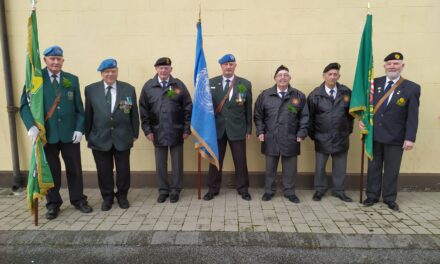 IUNVA Post 29 Carlow and The Kevin Barry Branch of ONE Baglanlstown celebrated St Patricks Day taking part in the Parade