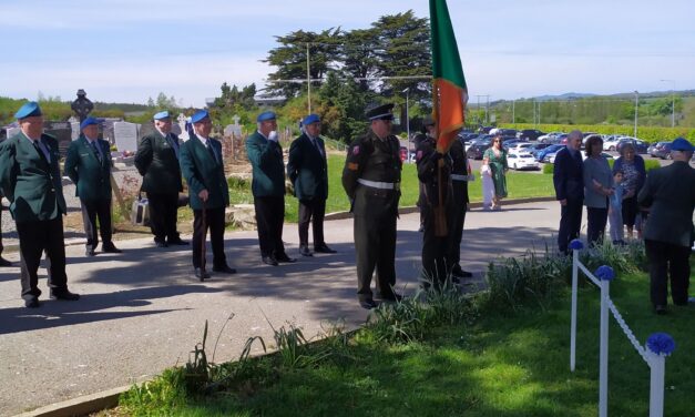 30th Wreath Laying Ceremony for Pte Andy Wickham in Barntown Wexford