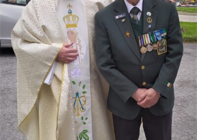 Dan and Priest who gave the service for Andy Wickham