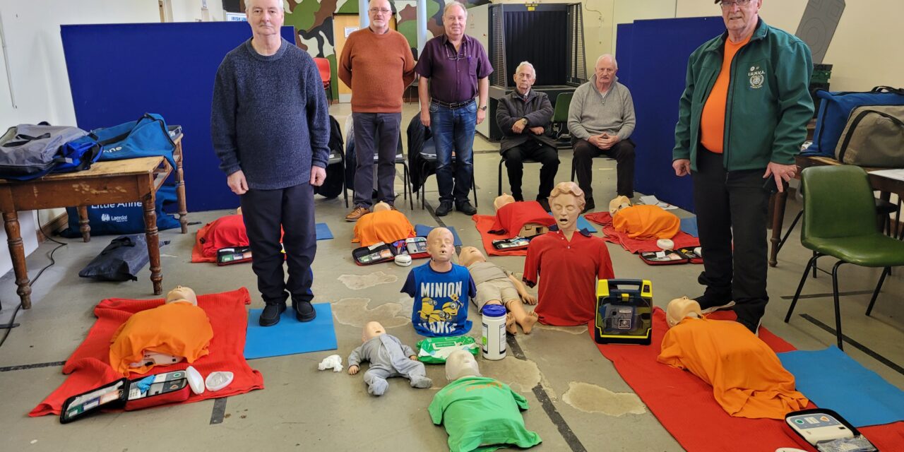 IUNVA Post 29 Members complete a course in Heart Care CPR – AED
