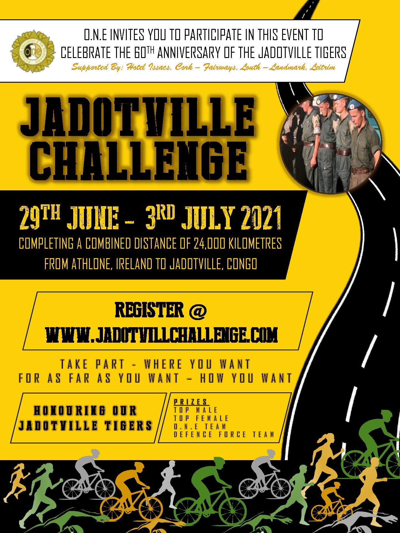 JADOTVILLE CHALLENGE 29th June to the 3rd July 2021