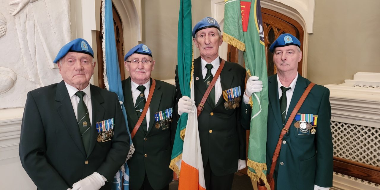 IUNVA POST 29 OFFICIATE AT GARDA PEACE MASS AT CARLOW CATHEDRAL