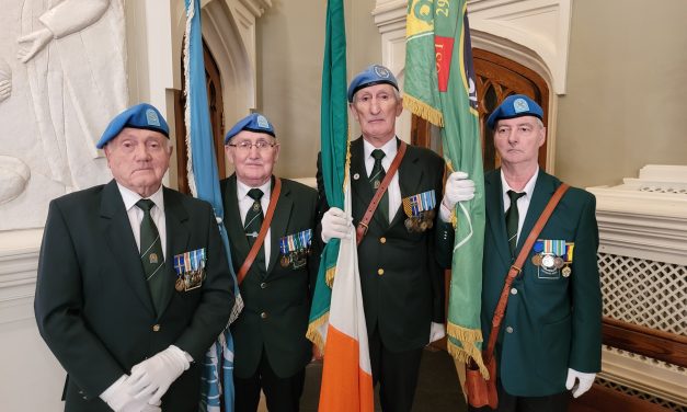 IUNVA POST 29 OFFICIATE AT GARDA PEACE MASS AT CARLOW CATHEDRAL